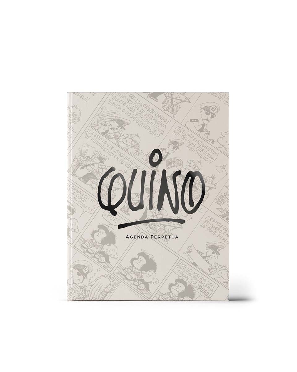 Imagem 0 de Quino agenda perpetua beige