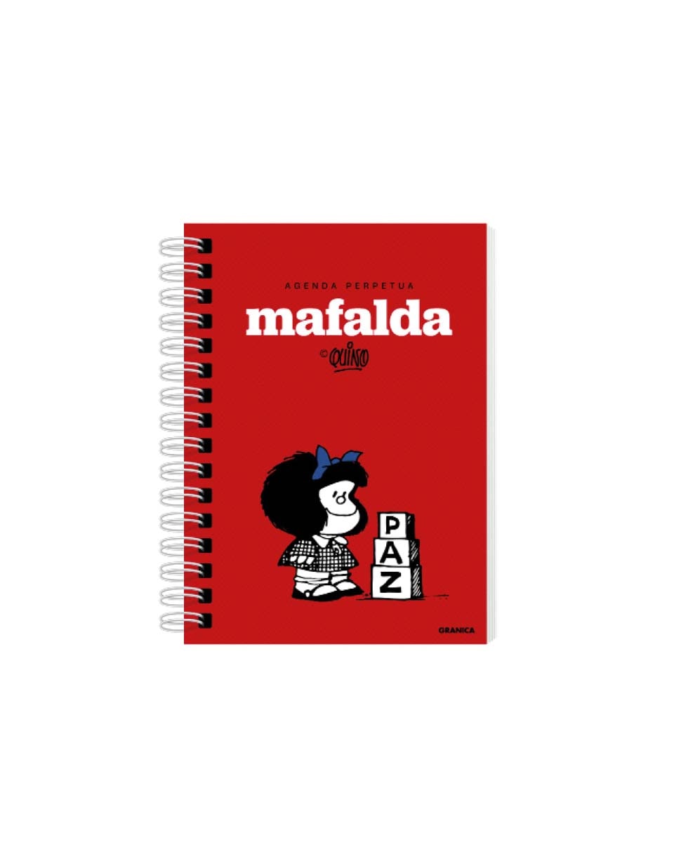 Imagem 0 de Mafalda agenda perpetua anillada paz