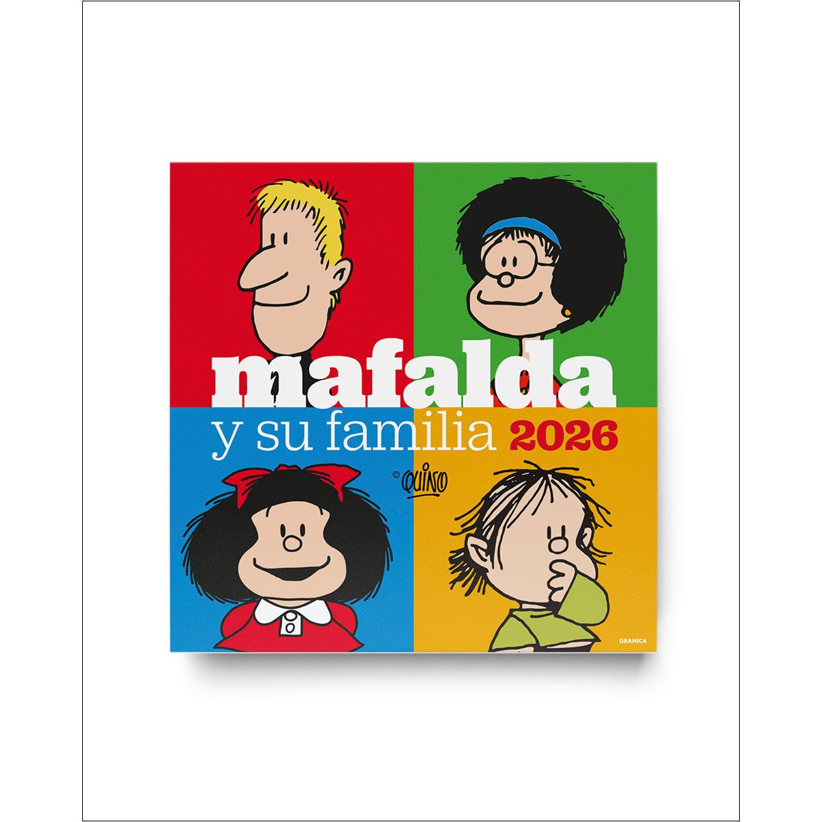 Imagem 0 de Mafalda 2026, Calendario de Pared Familia