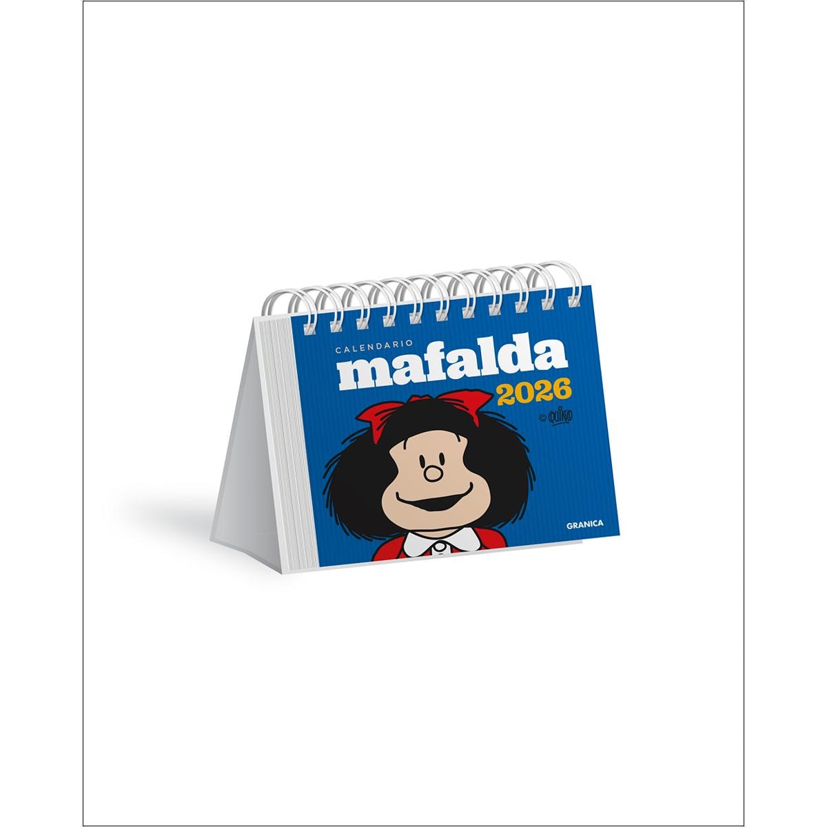 Imagem 0 de Mafalda 2026, Calendario Escritorio Azul