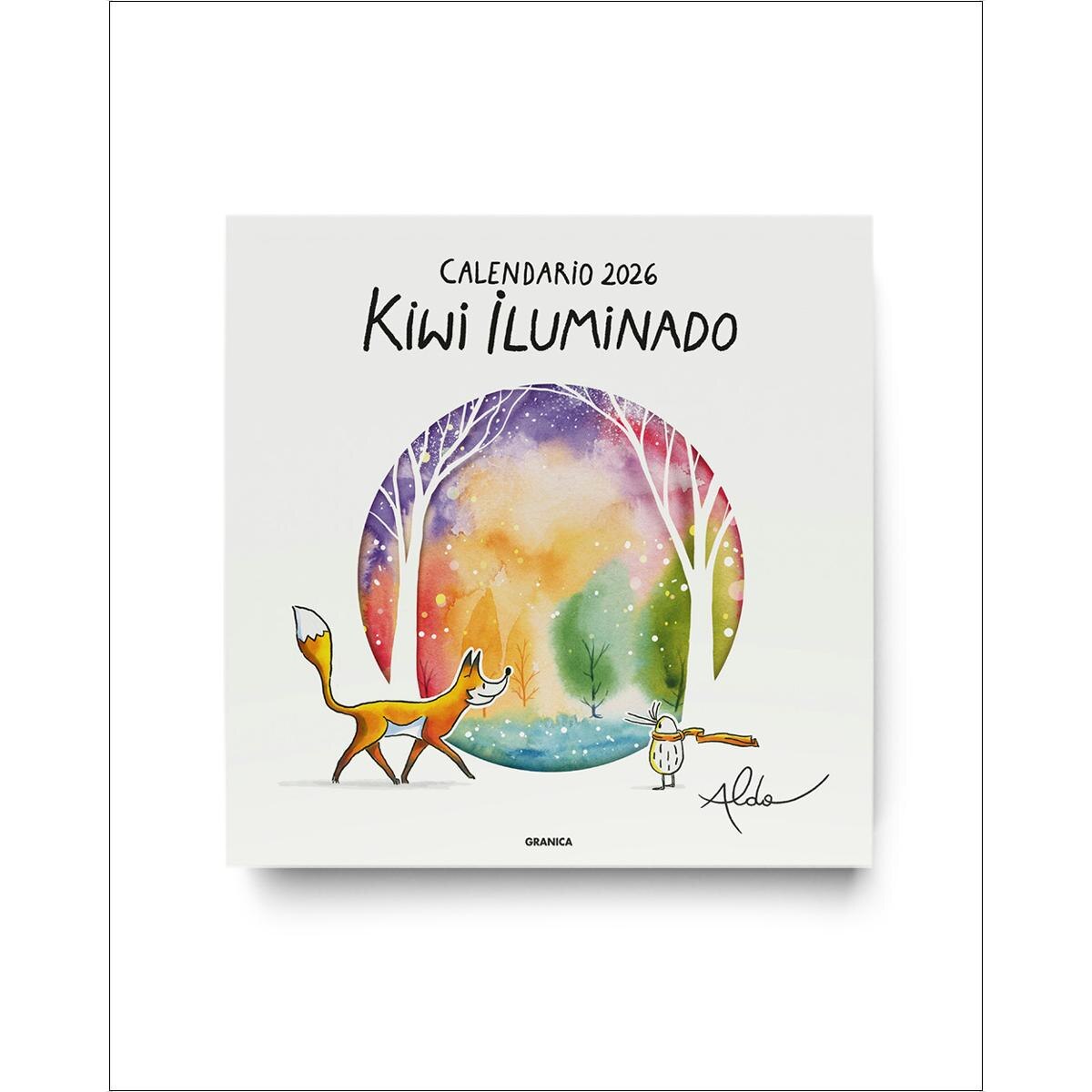 Kiwi iluminado 2026, Calendario de Pared 1