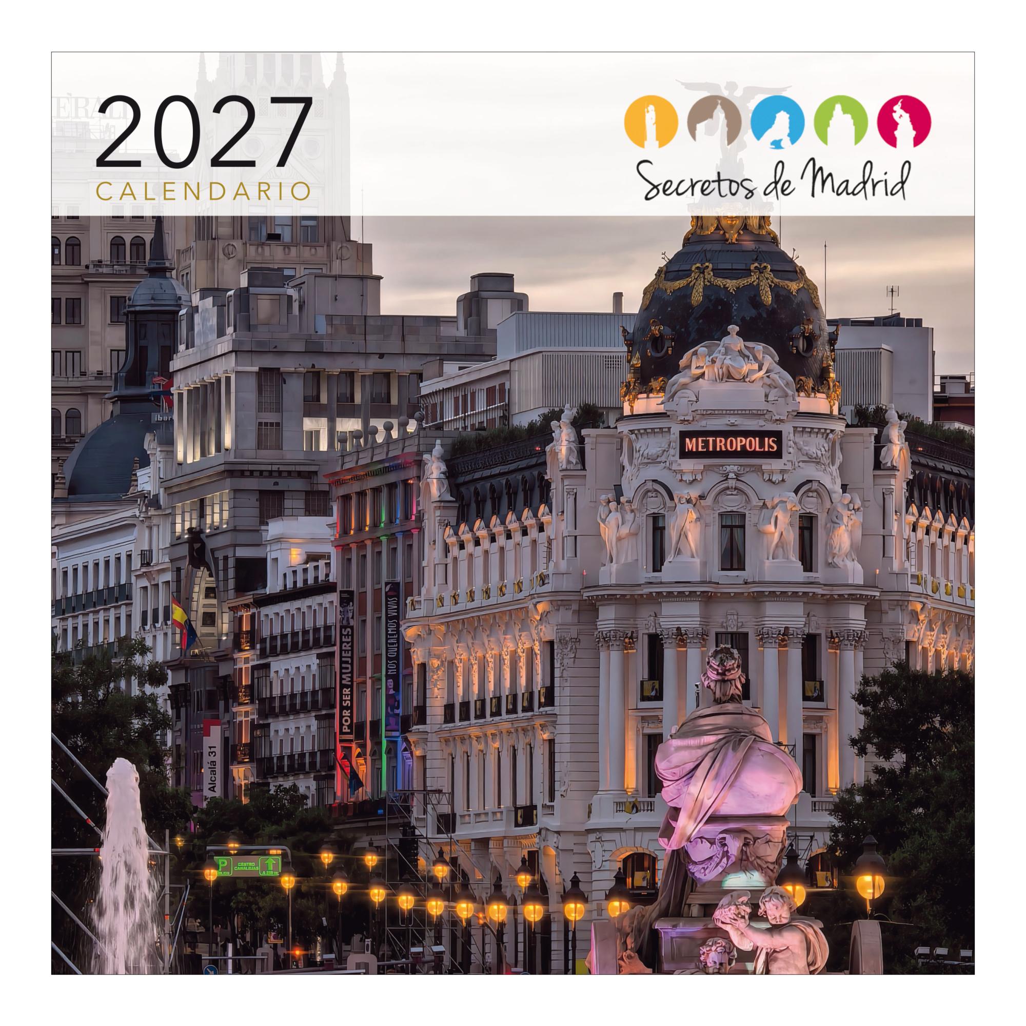 Imagen 0 de Calendario 2027. secretos de madrid