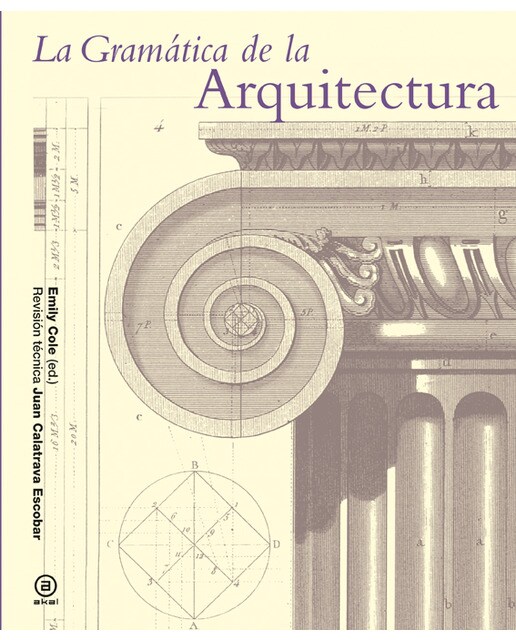Imagem 0 de La gramática de la arquitectura (Capa mole com abas)