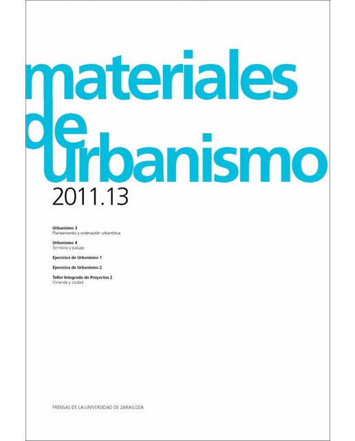 Materiales De Urbanismo 2011. 13 1