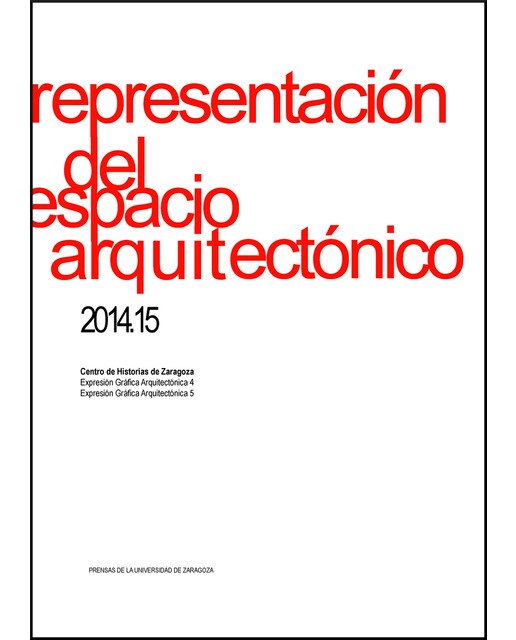 Representación Del Espacio Arquitectónico 2014. 15 1