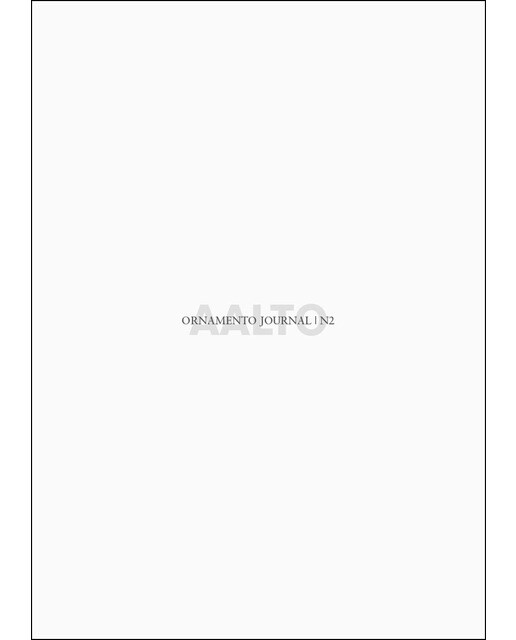 Imagem 0 de Ornamento Journal #2: Aalto