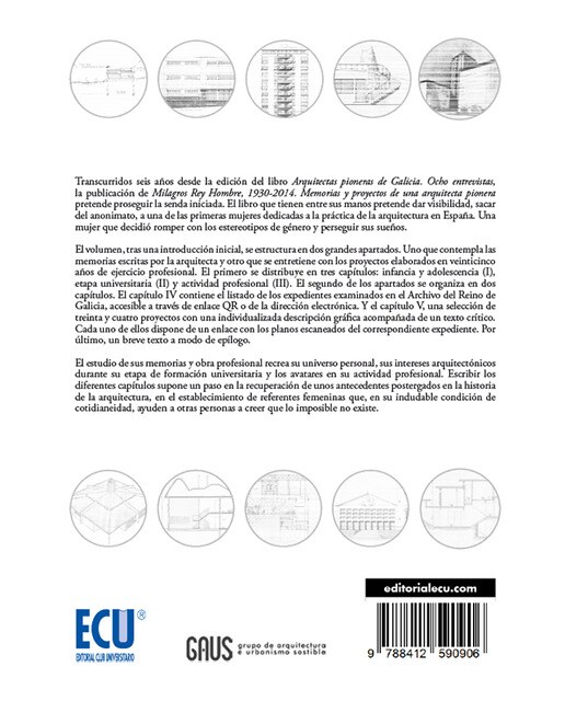 Milagros Rey Hombre, 1930-2014 Memorias y proyectos de una arquitecta pionera (Capa mole) 2