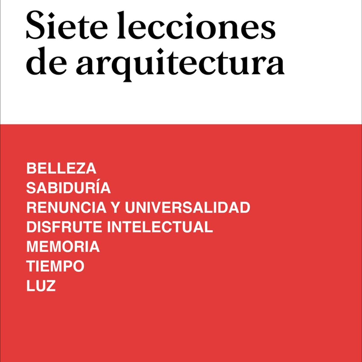 Imagem 0 de SIETE LECCIONES DE ARQUITECTURA