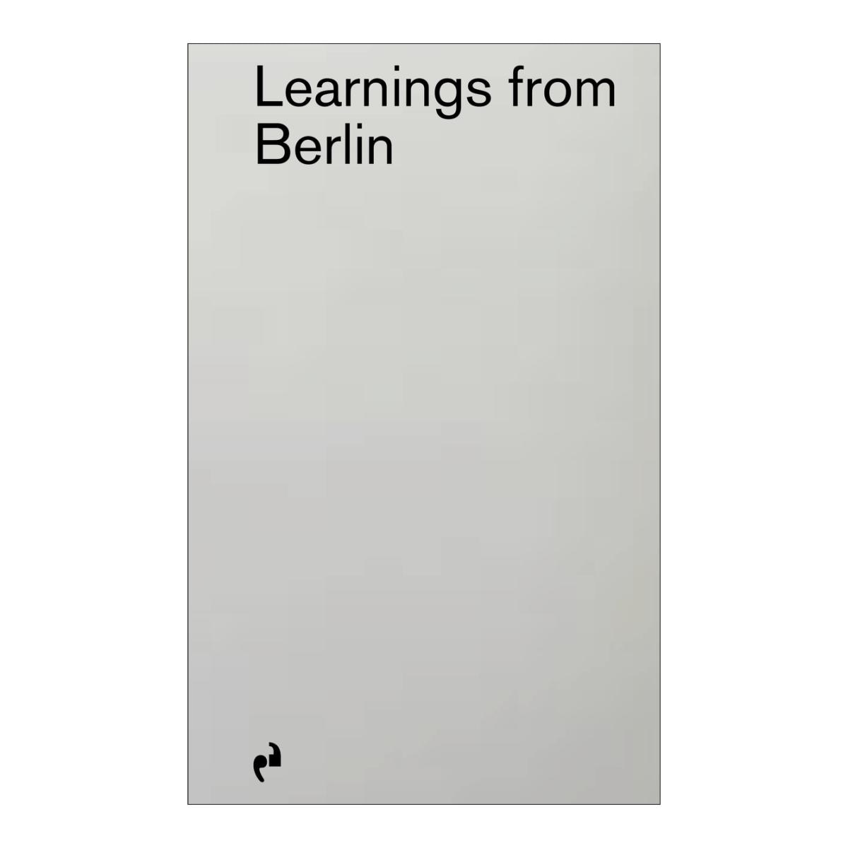 Imagem 0 de Learnings from berlin