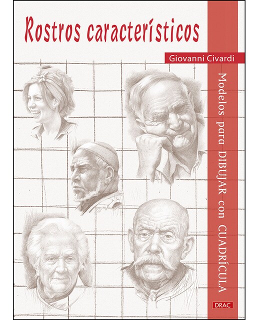 Imagen 1 de Rostros característicos: Modelos para dibujar con cuadrícula