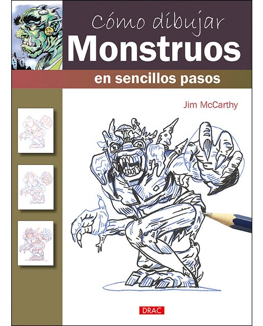 Cómo dibujar monstruos en sencillos pasos(Tapa blanda) 1