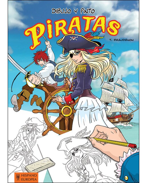 Dibujo y pinto piratas