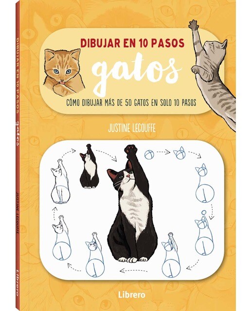 Imagen 0 de DIBUJAR GATOS EN 10 PASOS: COMO DIBUJAR 75 GATOS EN SOLO 10 PASOS