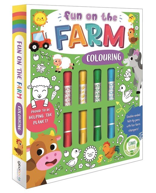 Fun on the farm colouring 1