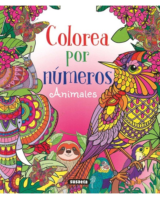Animales, colorea por números 1