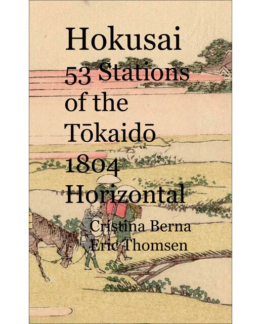 Hokusai 53 Stations of the Tokaido 1804 Horizontal (Capa dura) 1