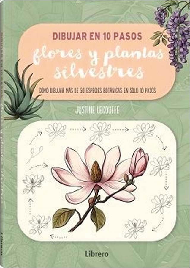 Imagem 0 de DIBUJAR FLORES Y PLANTAS SILVESTRES EN 10 PASOS (Capa mole)