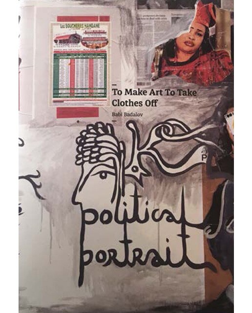 To make art to take clothes off: Babi Badalov (Capa mole) 1