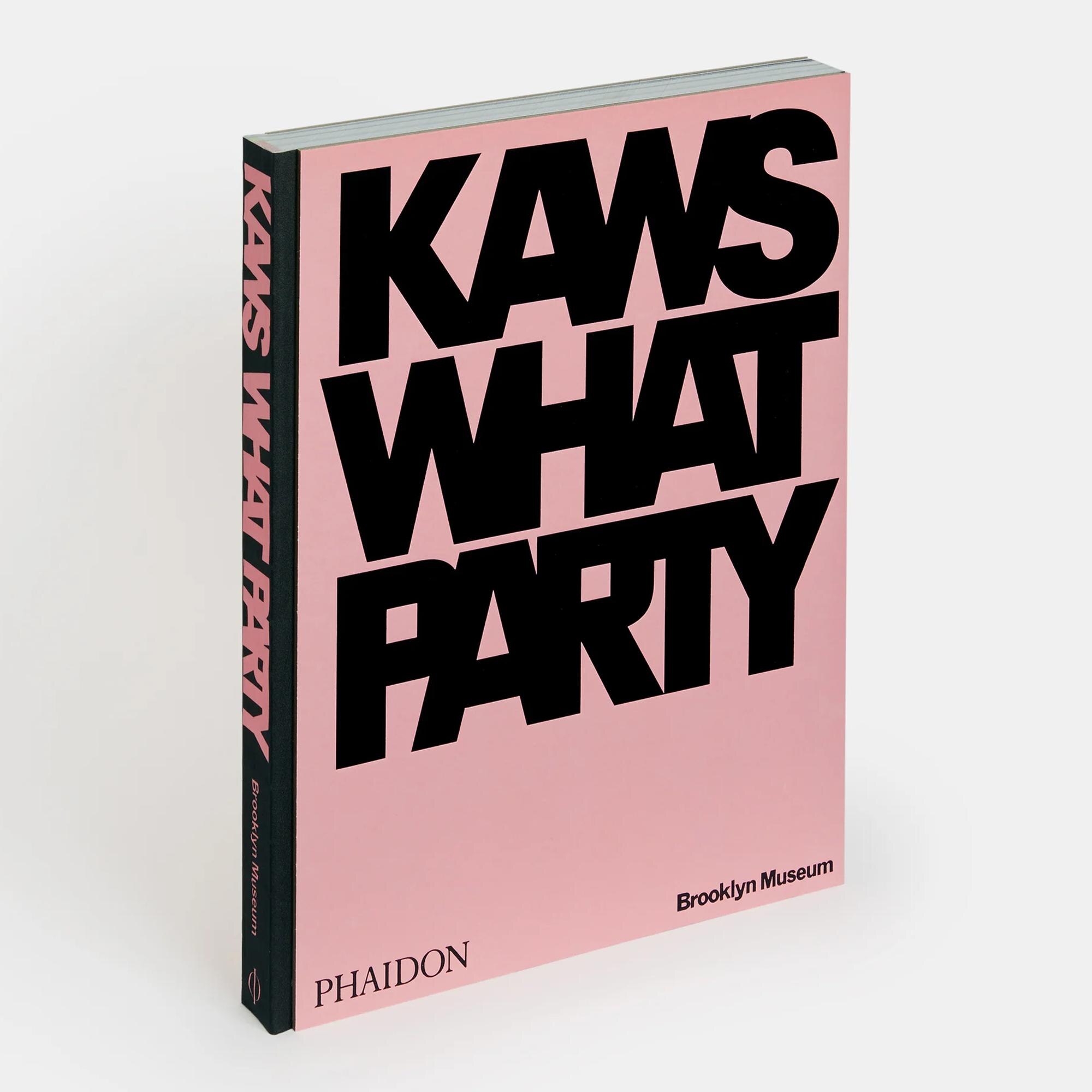 Kaws: what party (black on pink edition) 12