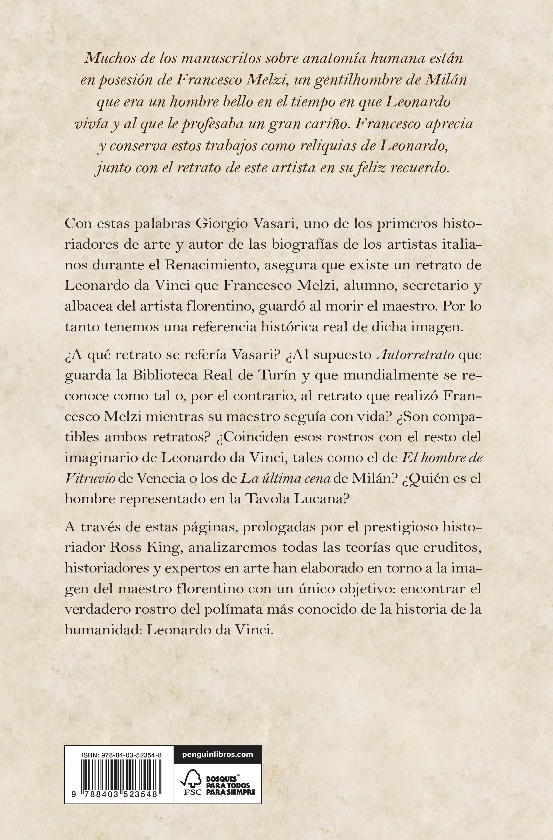 Leonardo da Vinci -cara a cara-: ¿Cuál era el verdadero rostro del maestro? (Capa mole) 2