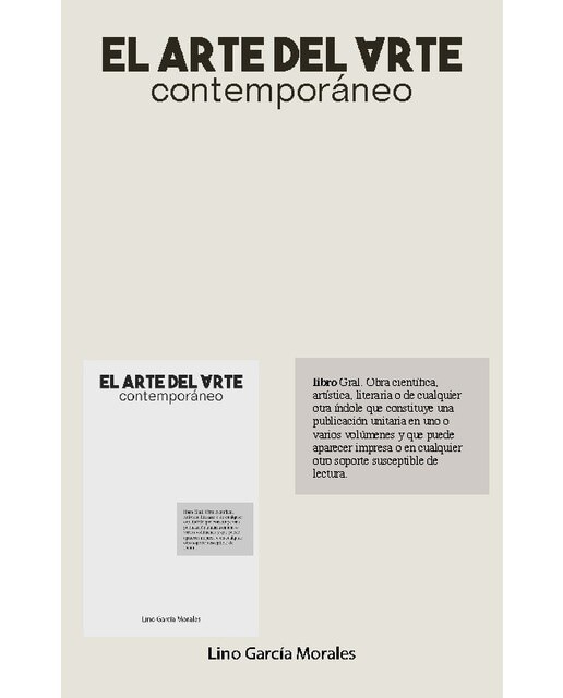 El arte del arte contemporáneo (Capa mole) 1
