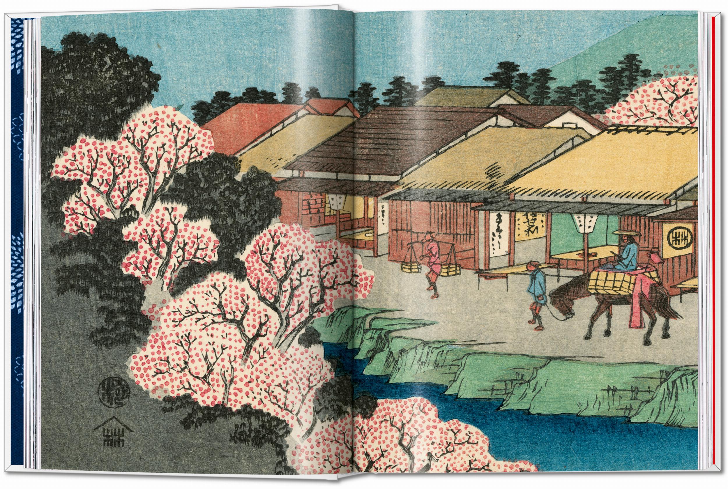 Hiroshige & Eisen. The Sixty-Nine Stations along the Kisokaido. 40th Ed. (Capa dura) 9