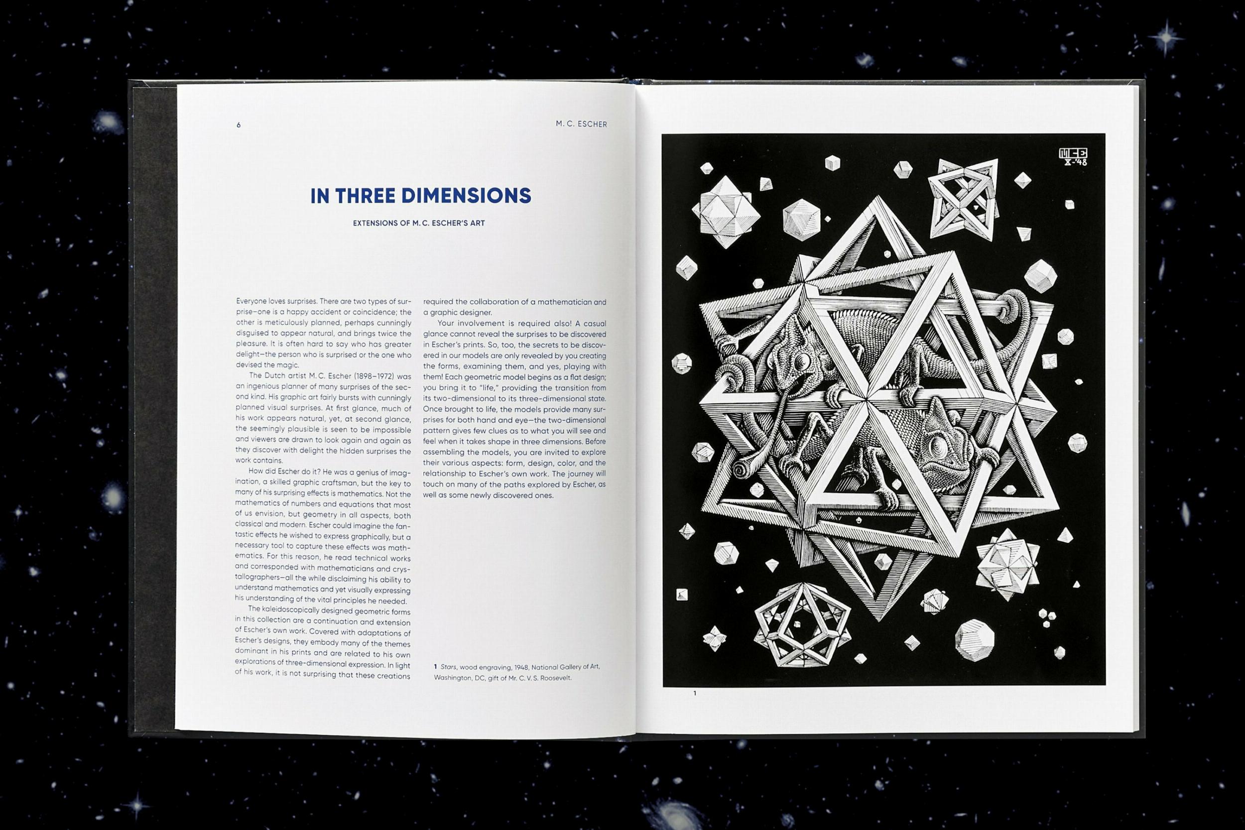 M.C. Escher. Kaleidocycles 14