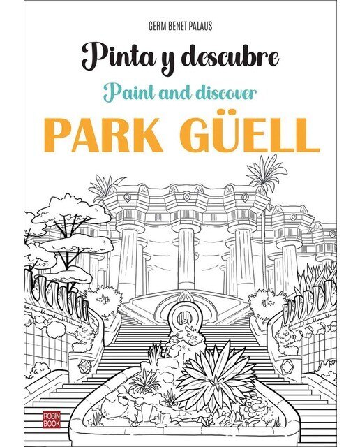 Pinta y descubre park güell: Paint and discover park güell 1