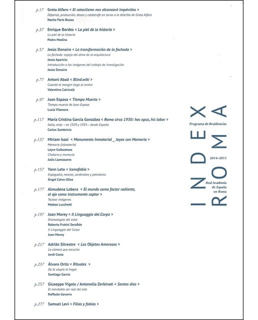 Index Roma (Cat.Expo) 1