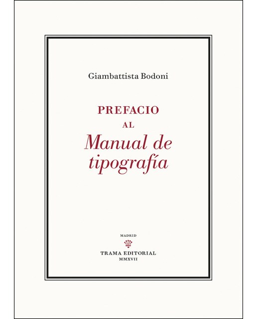 Imagem 0 de Prefacio al Manual de Tipografía (Capa mole)