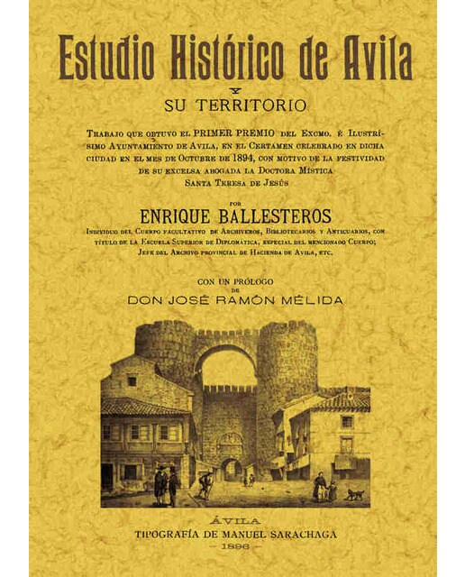 Estudio Histórico De Ávila Y Su Territorio 1