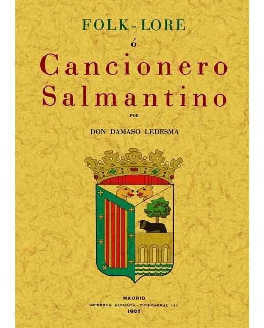 Folk-Lore O Cancionero Salmantino 1