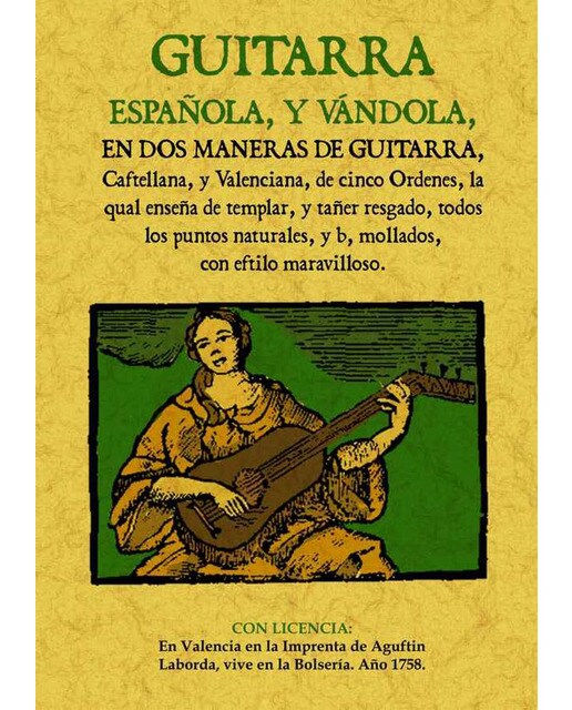 Guitarra Española Y Vandola En Dos Maneras De Castellana Y Cathalana 1