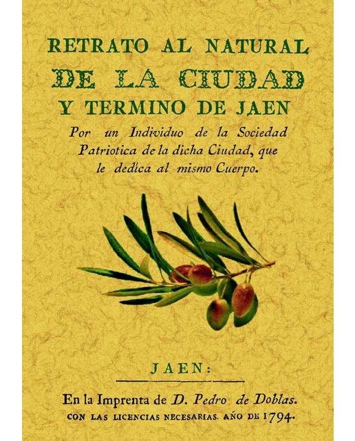 Retrato Natural De La Ciudad Y Termino De Jaen 1