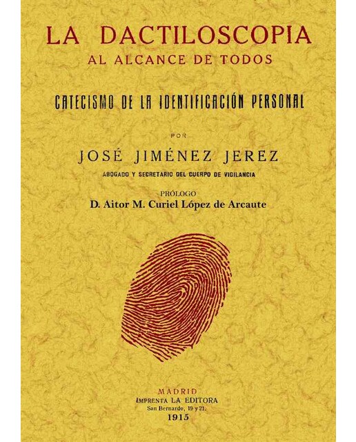 La Dactiloscopia Al Alcance De Todos 1