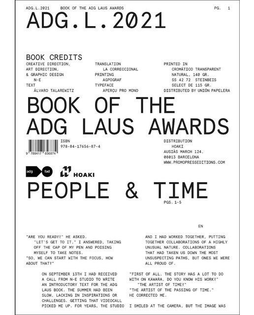 Adg laus. The book + the magazine 1