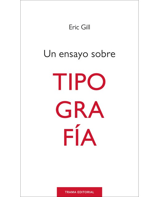 Un ensayo sobre tipografía(Tapa blanda con solapas) 1