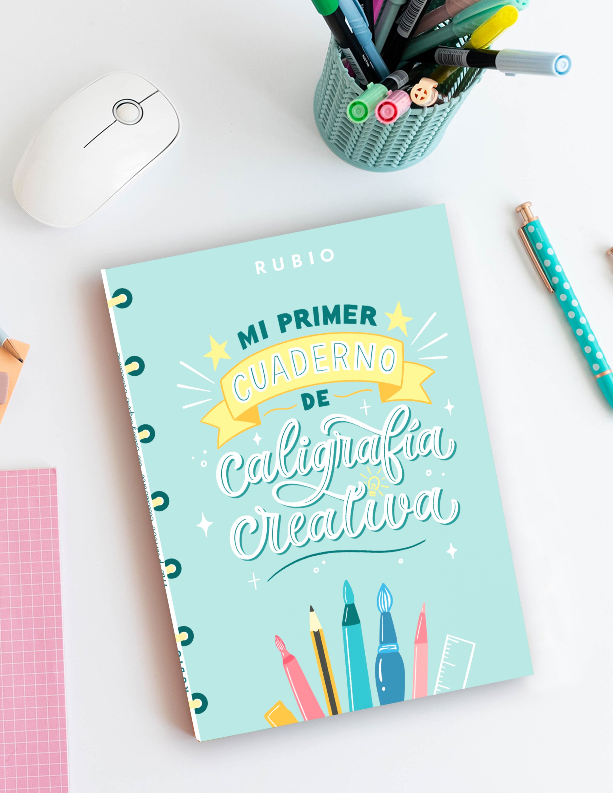 Mi primer cuaderno de caligrafía creativa(Tapa blanda) 4