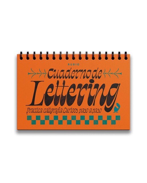 Cuaderno de lettering. Practica caligrafía Curioos paso a paso