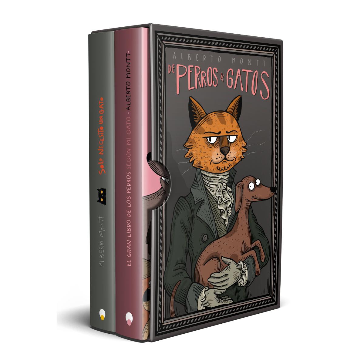 Estuche De perros y gatos: Incluye: Solo necesito un gato... para conquistar el mundo + El gran libro de los perros según mi gato (Capa mole com abas) 2