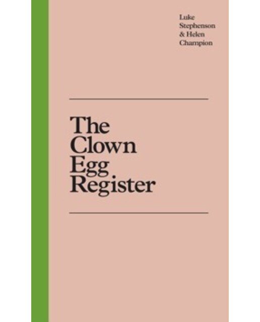 The Clown Egg Register 1