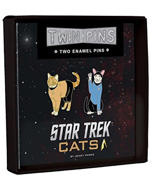 Star Trek Cats Twin Pins 1