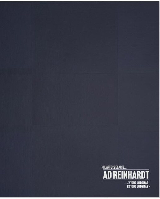 Ad reinhardt. El arte es el arte y todolo demás e 1