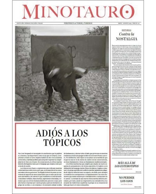 Revista minotauro nº 16: adiós a los tópicos 1