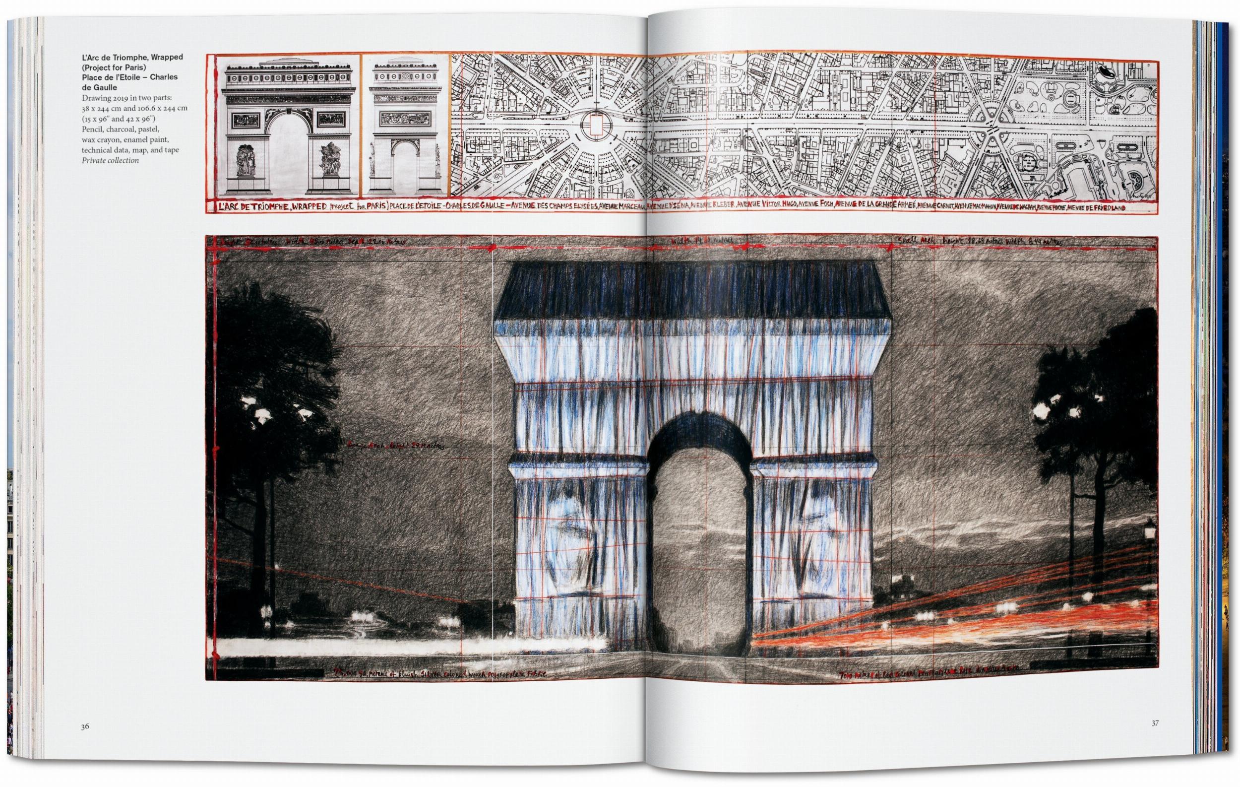 Christo and Jeanne-Claude. L&Arc de Triomphe, Wrapped (Capa mole) 5