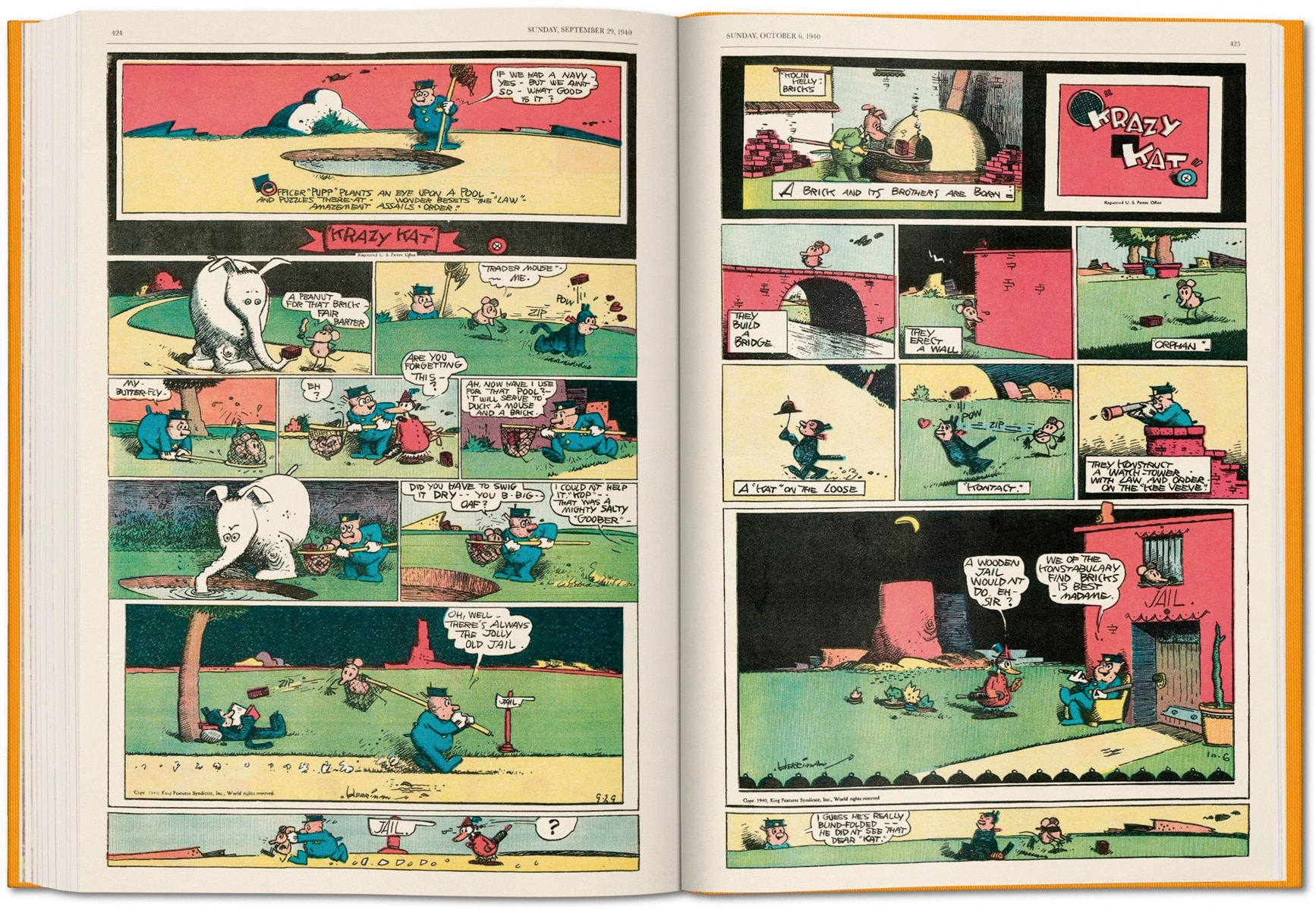 George Herriman &Krazy Kat&. Toutes les planches dominicales en couleurs 1935&1944 9