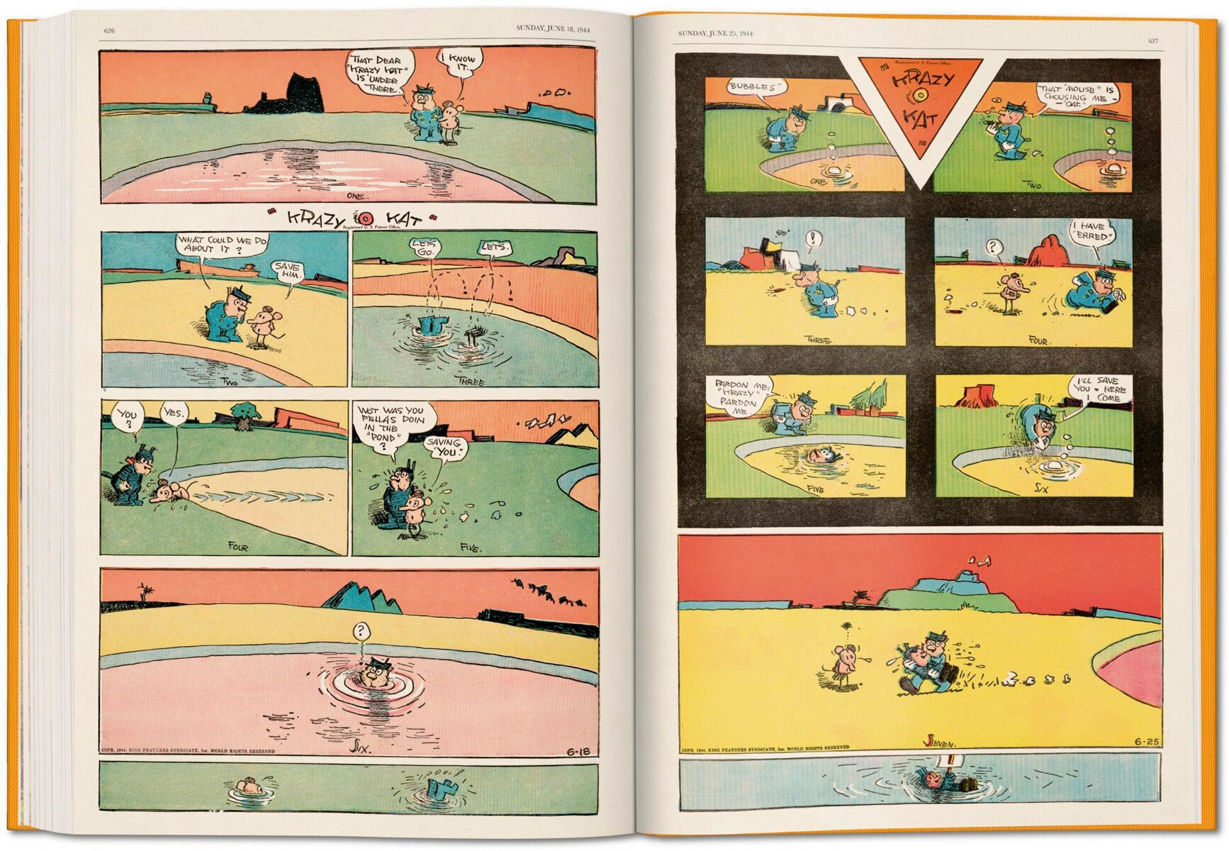 George Herriman &Krazy Kat&. Toutes les planches dominicales en couleurs 1935&1944 14