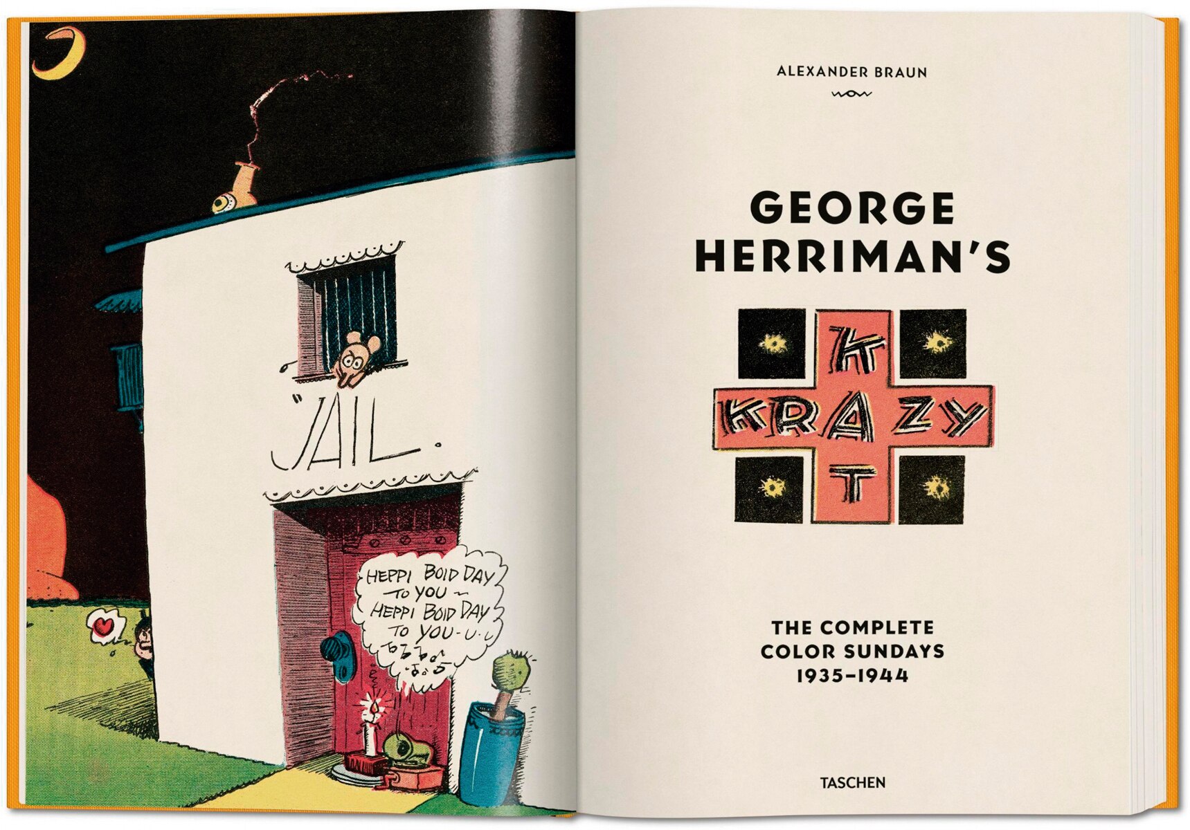 George Herrimans "Krazy Kat". Die kompletten Sonntagsseiten in Farbe 1935&1944 2
