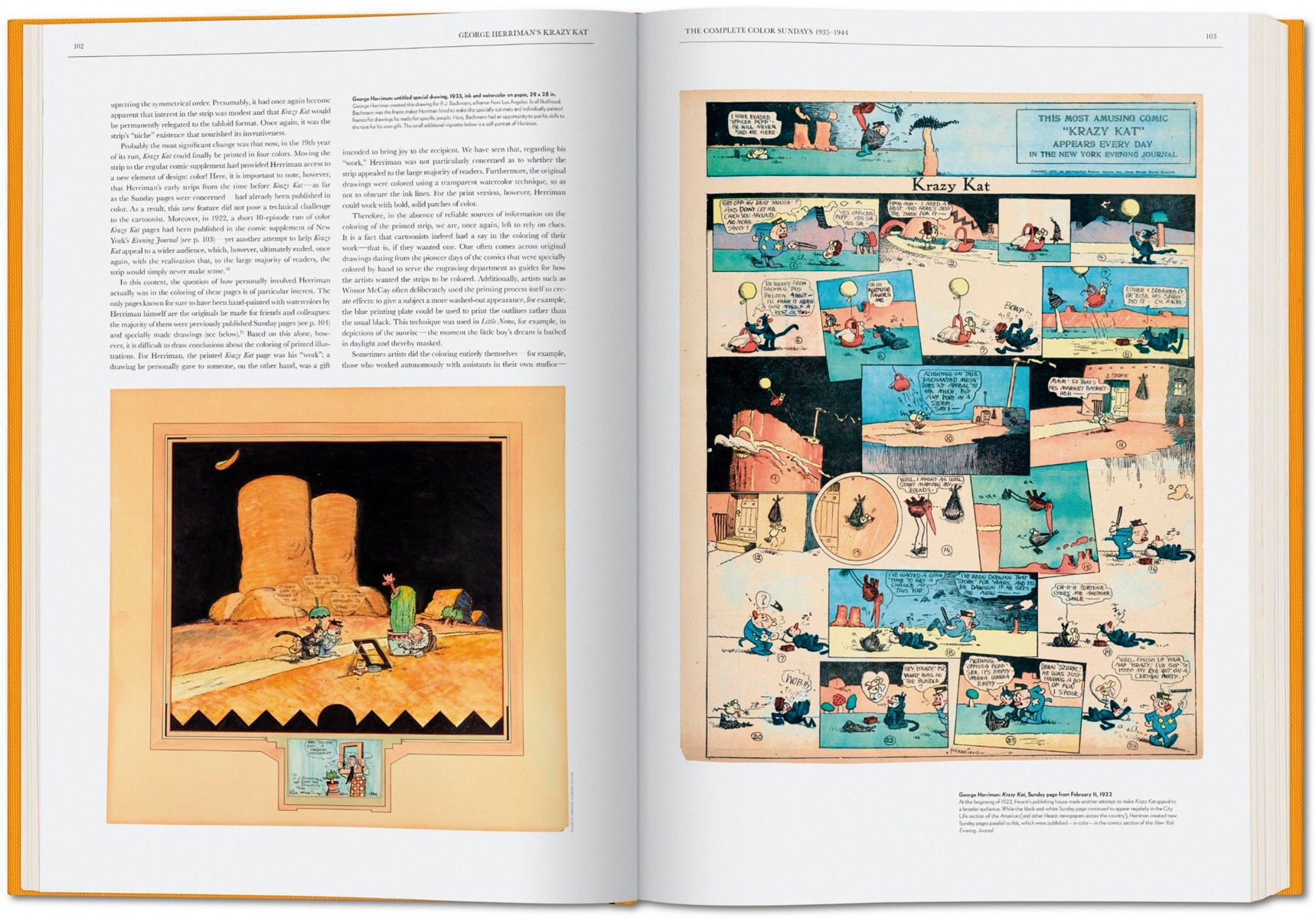 George Herrimans "Krazy Kat". Die kompletten Sonntagsseiten in Farbe 1935&1944 3