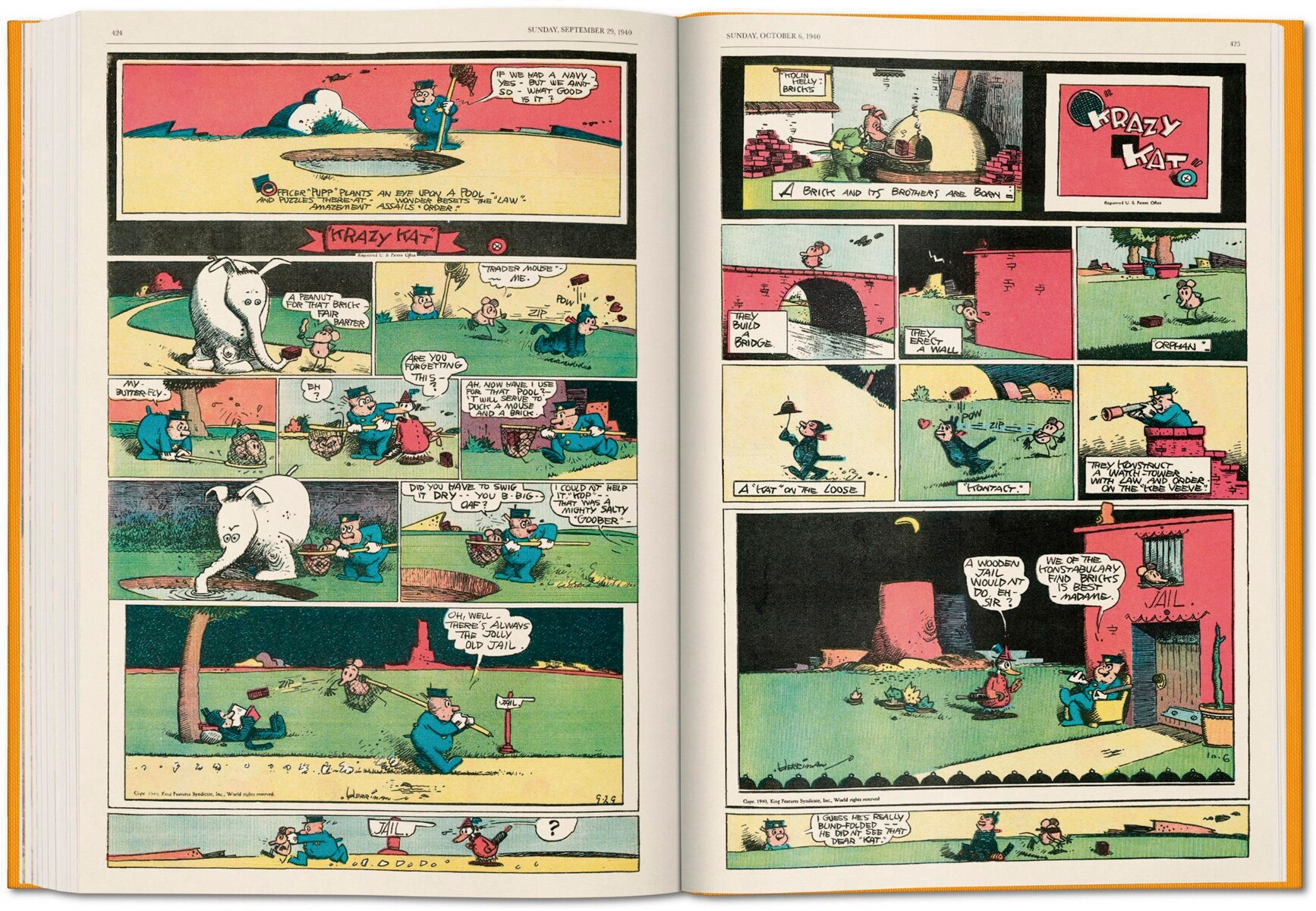 George Herrimans "Krazy Kat". Die kompletten Sonntagsseiten in Farbe 1935&1944 9
